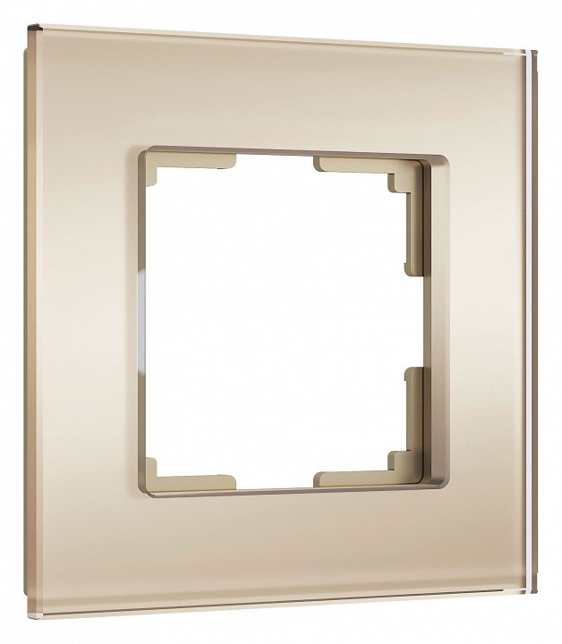 Фото Рамка на 1 пост Werkel Senso (шампань, стекло soft-touch) W0013111 WRK_a064576 - интернет-магазин МегаТерем в Москве
