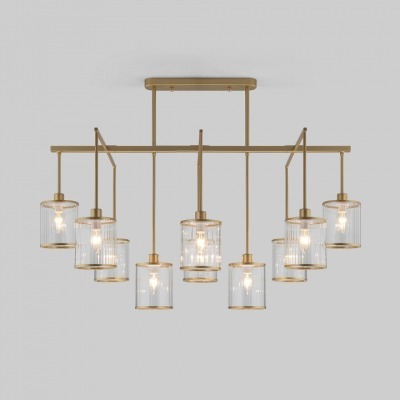 Люстра на штанге Eurosvet Inari 60144/10 золото EV_a061944