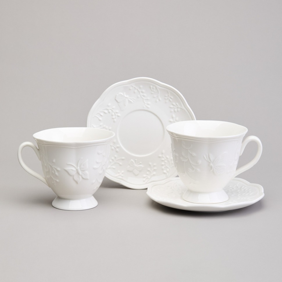 Фото Чайный набор lefard lavender на 2 пер. 4 пр. 280 мл (761-148)  - интернет-магазин МегаТерем в Москве