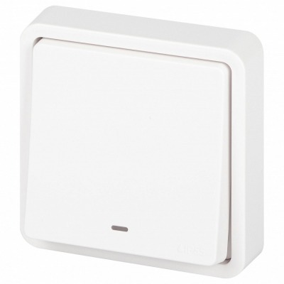 Выключатель одноклавишный с подсветкой Эра Эра Эксперт 11-1522-01 ER_B0063279