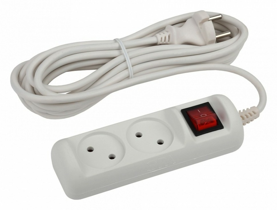 Фото Сетевой фильтр Эра U-2s-3m-2x1 Б0044047 ER_B0044047 - интернет-магазин МегаТерем в Москве