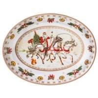 Блюдо lefard "тройка" овальное 25*19,5*4,5 см белое (85-1648-1) 