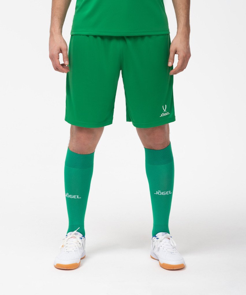 Фото Шорты игровые JÖGEL CAMP Classic Shorts, зеленый/белый (702558) - интернет-магазин МегаТерем в Москве