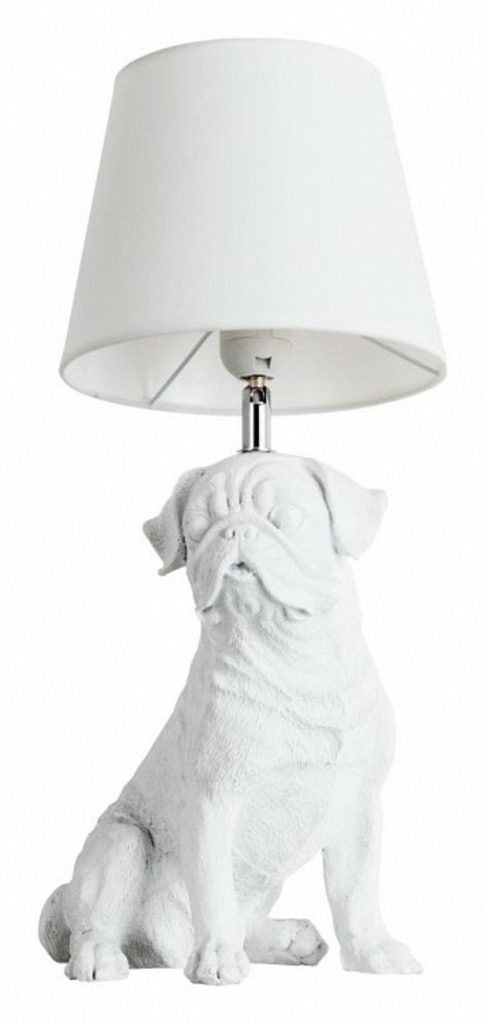 Фото Настольная лампа декоративная Arte Lamp Bobby A1512LT-1WH AR_A1512LT-1WH - интернет-магазин МегаТерем в Москве