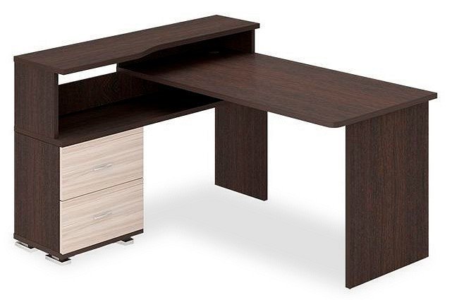 Фото Стол письменный Домино СР-620/140 C MER_SR-620-140-C-VVK-LEV - интернет-магазин МегаТерем в Москве