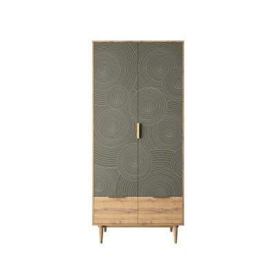 Шкаф двухстворчатый  с ящик...