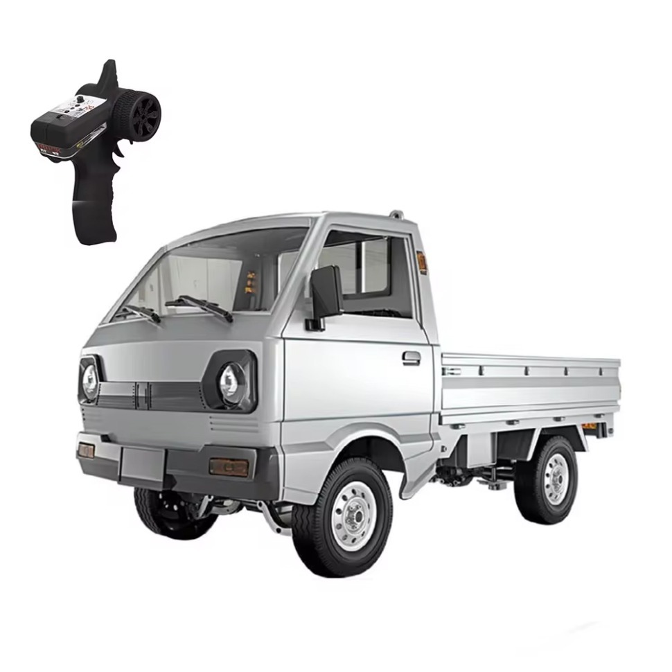 Фото Радиоуправляемый бортовой грузовик серебристый WPL Suzuki Carry ST90 масштаб 1:10 - D-12 - интернет-магазин МегаТерем в Москве