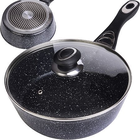 Фото Сковорода алюм.24см мрам/кр.ст/кр 2,48л МB (30727) - интернет-магазин МегаТерем в Москве