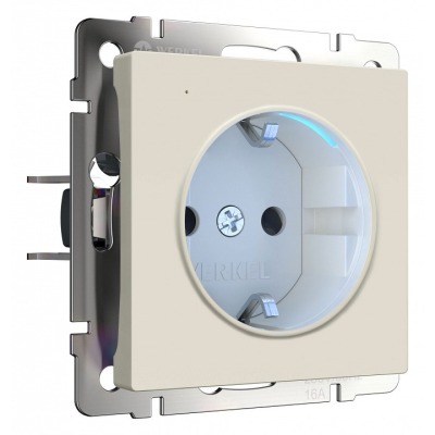 Розетка с заземлением с под...