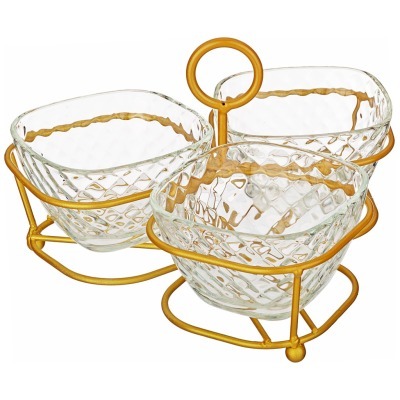 Менажница 3 секции на подст...