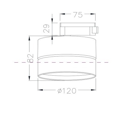 Накладной светильник Maytoni ONDA TR007-1-18W3K-B MY_TR007-1-18W3K-B
