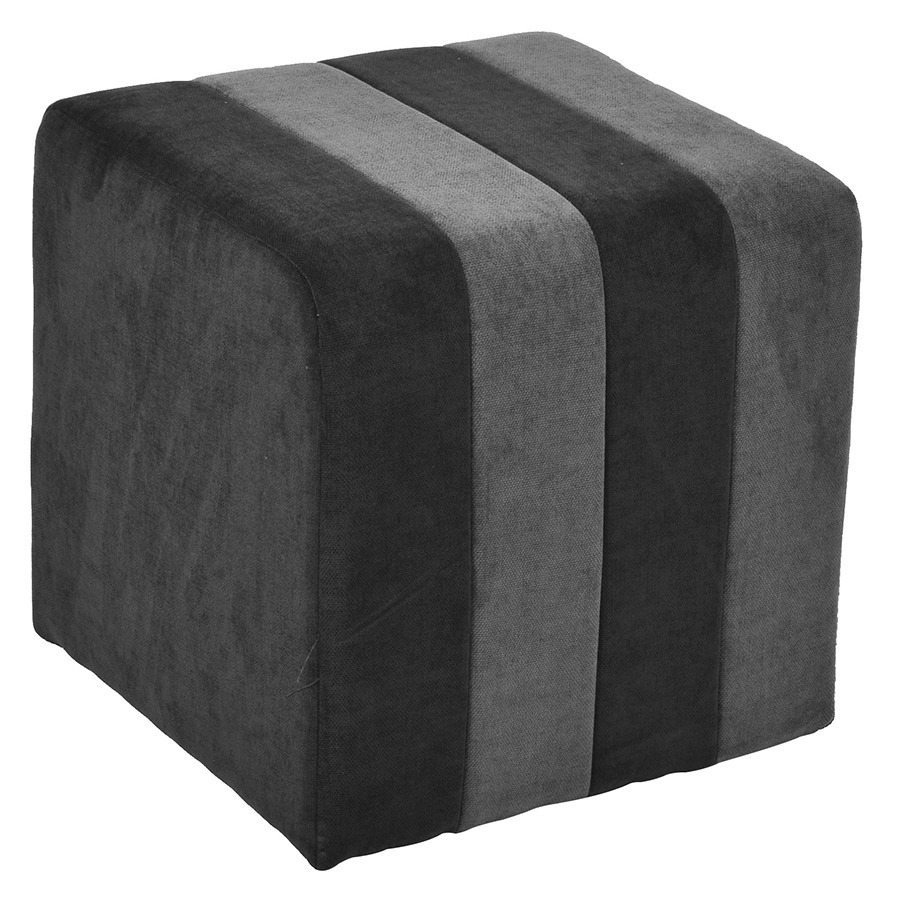 Фото Пуф idar, шенилл, серый (74025) - интернет-магазин МегаТерем в Москве