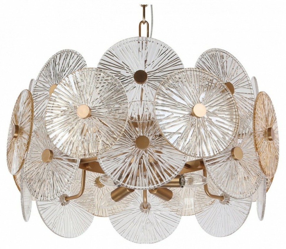 Фото Подвесной светильник Maytoni Aster MOD007PL-08G MY_MOD007PL-08G - интернет-магазин МегаТерем в Москве