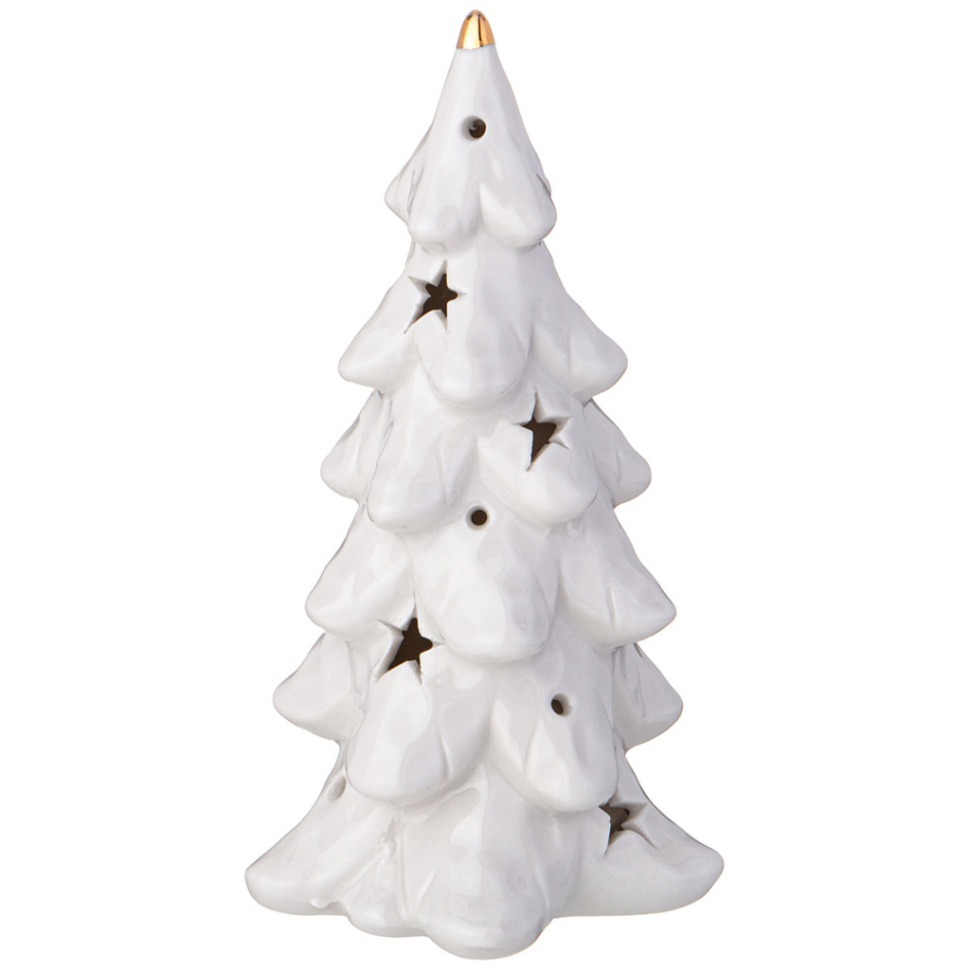 Фото Фигурка елка с led-подсветкой 9,2*8,9*17,2 см Lefard (146-2134) - интернет-магазин МегаТерем в Москве