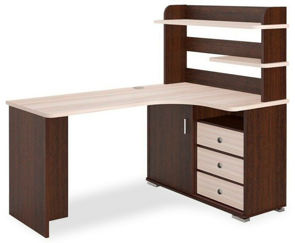 Фото Стол компьютерный Домино СР-165 MER_SR-165-VKK-PRAV-NOVYJ - интернет-магазин МегаТерем в Москве