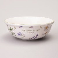 Салатник agness "flower story" 21,5*7,5 см 1350 мл (358-2182) 