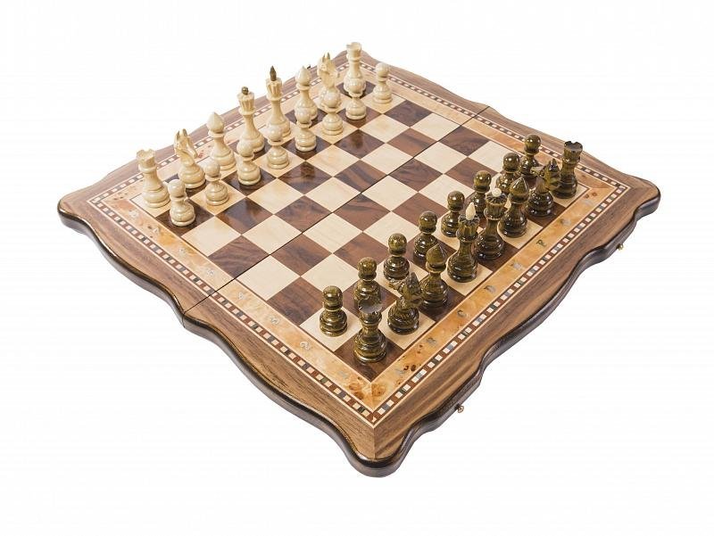 Фото Шахматы Турнирные-3 инкрустация 40, AZ108, Zeynalyan (34032) - интернет-магазин МегаТерем в Москве