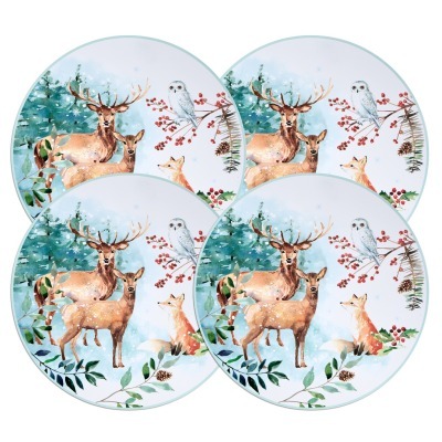 Набор подстановочных салфеток "зимняя сказка" из 4 шт., диаметр=38 см Lefard (771-151)