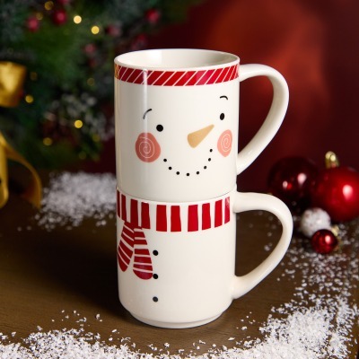 Набор кружек lefard "snowman" 2 шт. 285мл (260-1063) 