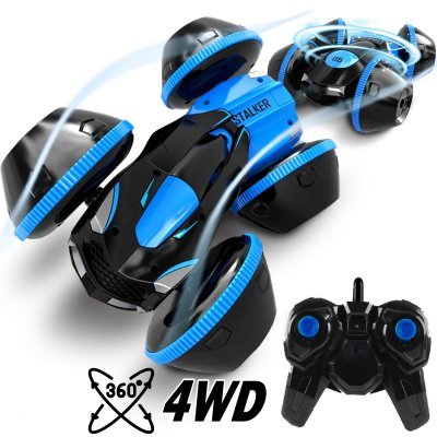 Радиоуправляемая синяя трюк...