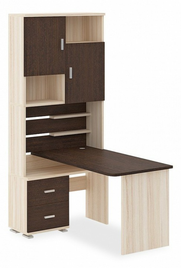 Фото Стол компьютерный Домино СР-720/140 MER_SR-720-140-KVV-LEV - интернет-магазин МегаТерем в Москве