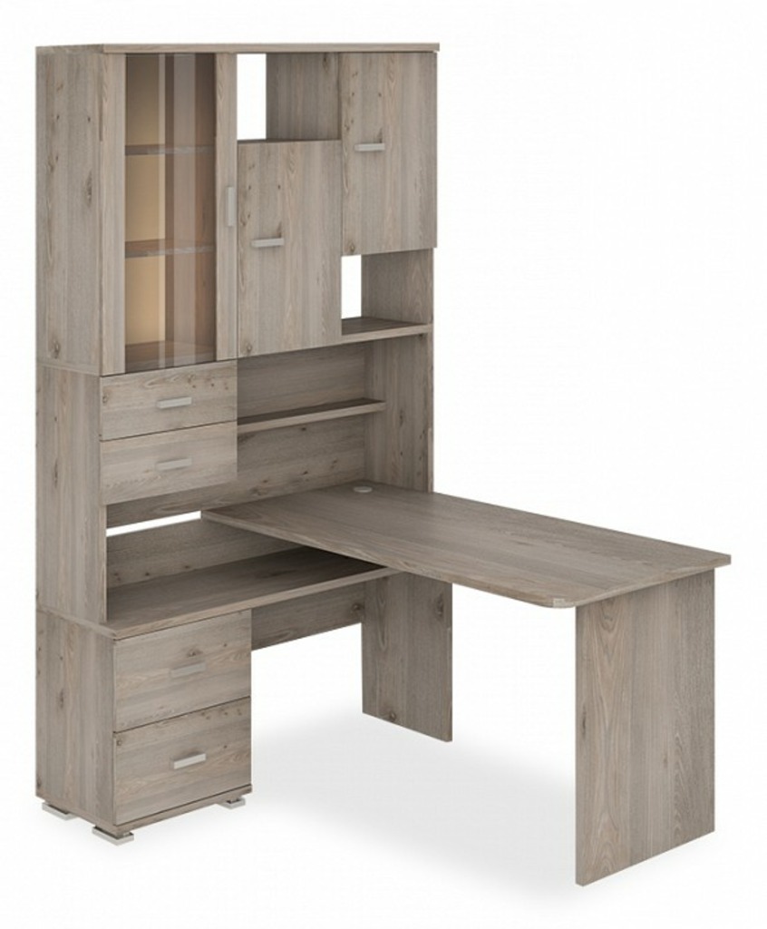 Фото Стол компьютерный Домино Нельсон СР-620-140 MER_SR-620-140-N-LEV - интернет-магазин МегаТерем в Москве