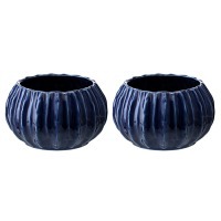 Набор из 2 салатников actinia синего цвета из коллекции sea treasures, 640 мл (78787)