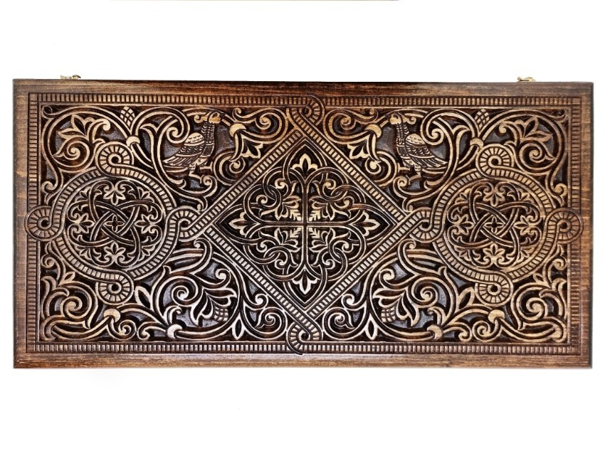 Фото Нарды резные Армянский узор 8 60, Ustyan (64882) - интернет-магазин МегаТерем в Москве