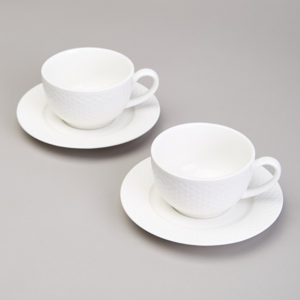 Фото Чайный набор lefard infinity на 2 пер. 4 пр. 230 мл (171-314)  - интернет-магазин МегаТерем в Москве