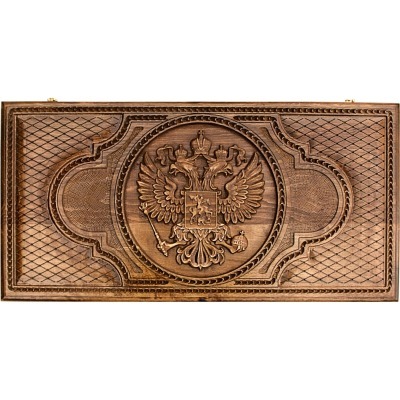 Нарды резные Герб РФ, Mkhit...