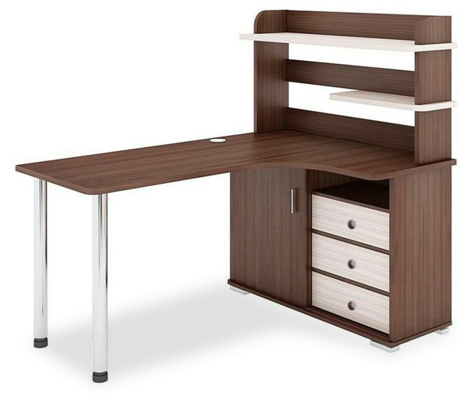 Фото Стол компьютерный СР-145М MER_SR-145M_SHKSH-PRAV - интернет-магазин МегаТерем в Москве