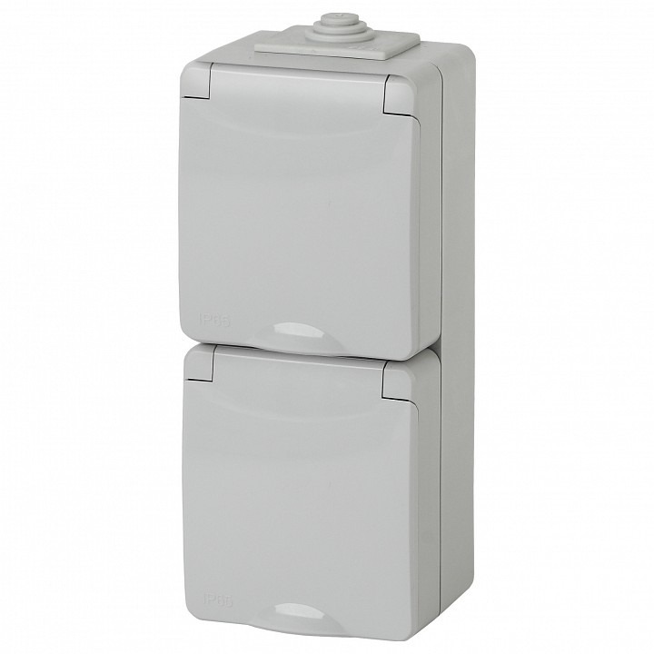 Фото Розетка с заземлением с крышкой Эра Эра Эксперт 11-2607-03 ER_B0036002 - интернет-магазин МегаТерем в Москве