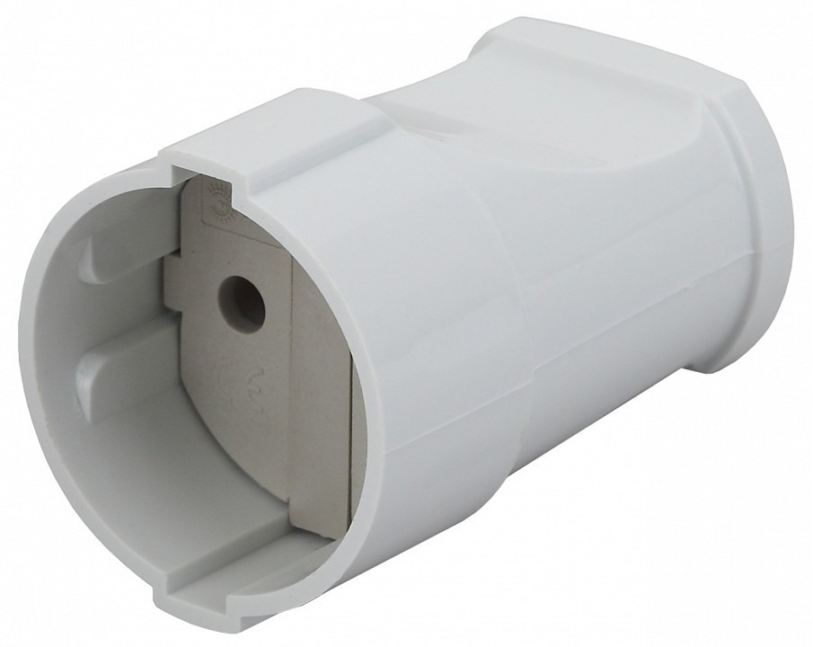 Фото Розетка без заземления Эра  Rx1-W ER_B0039680 - интернет-магазин МегаТерем в Москве