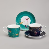 Кофейный набор lefard "golden birds" на 2 пер. 4 пр. 120 мл (419-133) 