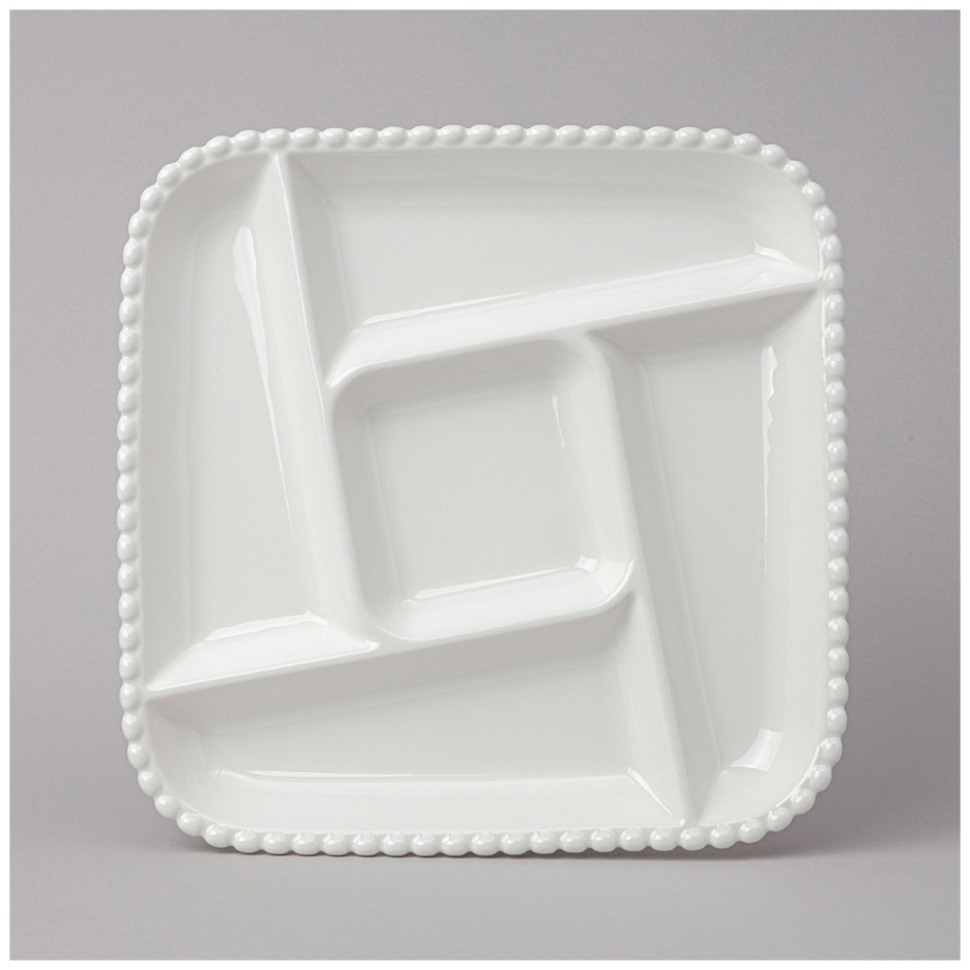 Фото Менажница lefard pearl 5 секций квадратная 26,5*3 см (761-095)  - интернет-магазин МегаТерем в Москве