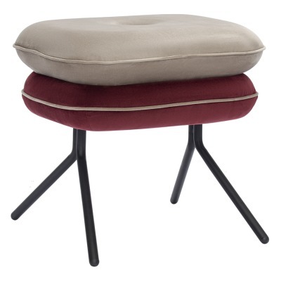 Пуф pea, велюр, бежевый/бор...