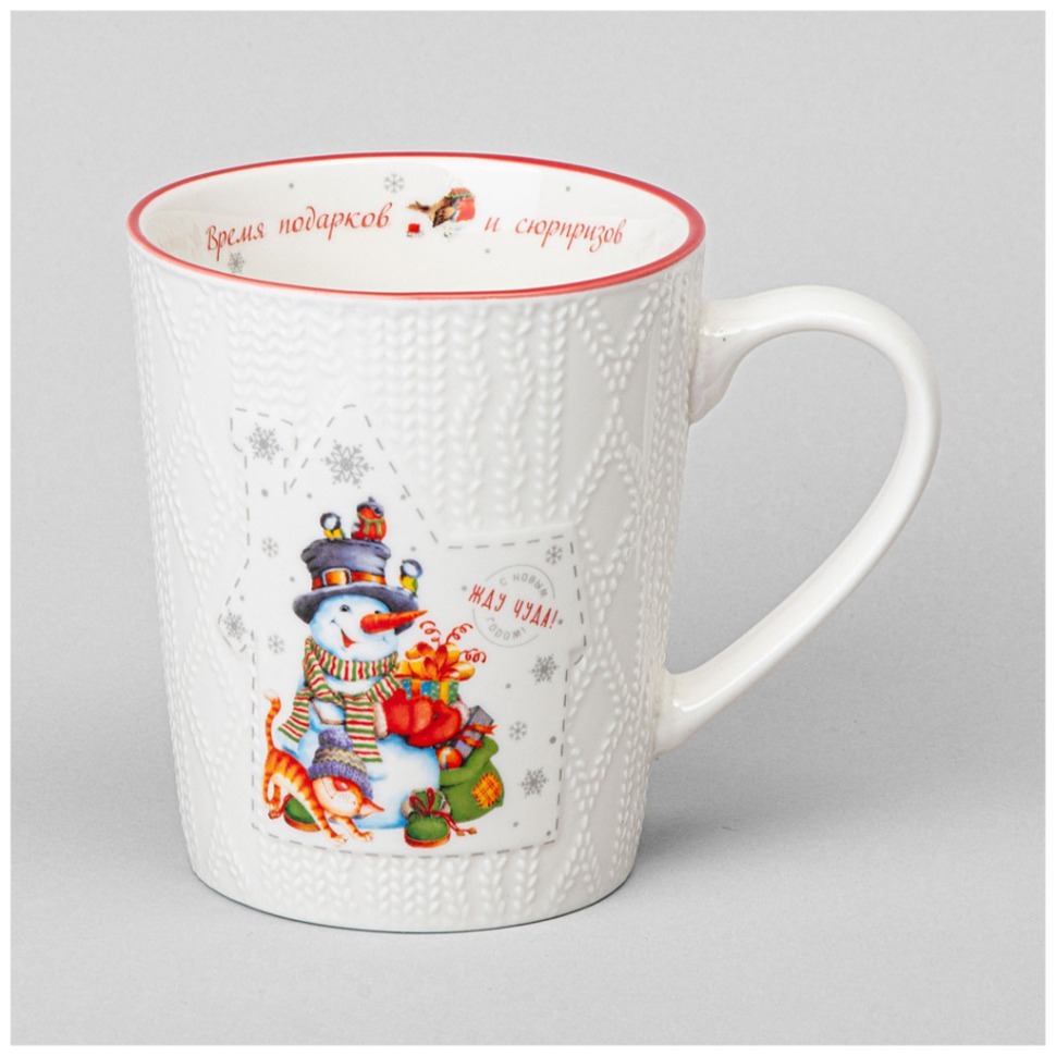 Фото Кружка lefard время подарков и сюрпризов 380мл (260-1005)  - интернет-магазин МегаТерем в Москве