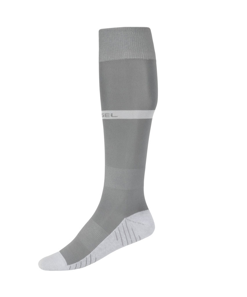Фото Гетры футбольные JÖGEL CAMP BASIC SOCKS, серый/белый (2126828) - интернет-магазин МегаТерем в Москве