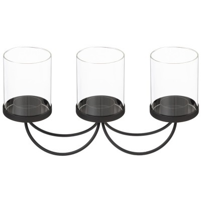 Подсвечник на 3 свечи 29,2х7,2х14 см Bronco (120-221)