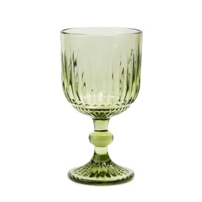Бокал для вина"lines" green 380мл мал.уп.=6шт Lefard (781-339)