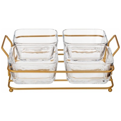 Менажница 4 секции на подст...