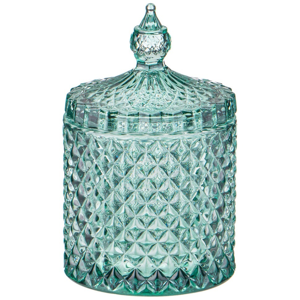 Фото Емкость для хранения diamant mint 8,5*8,5*13,5см Lefard (355-305) - интернет-магазин МегаТерем в Москве