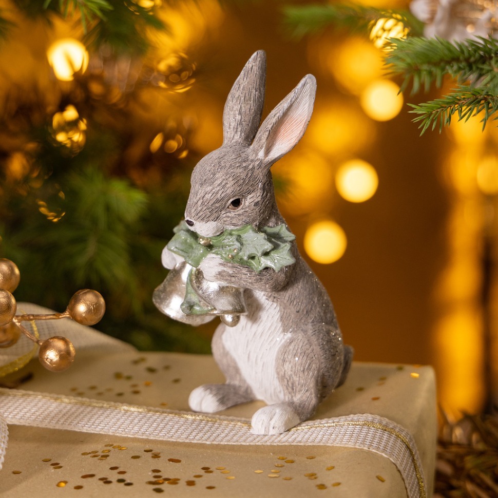 Фото Статуэтка кролик 9х7х15 см Lefard (162-1317) - интернет-магазин МегаТерем в Москве