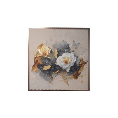 Холст Золотая роза 100х100 ...