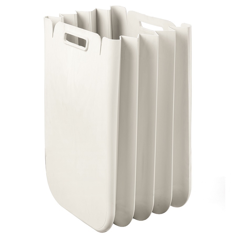 Фото Корзина для белья складная eco packly, белая (73984) - интернет-магазин МегаТерем в Москве