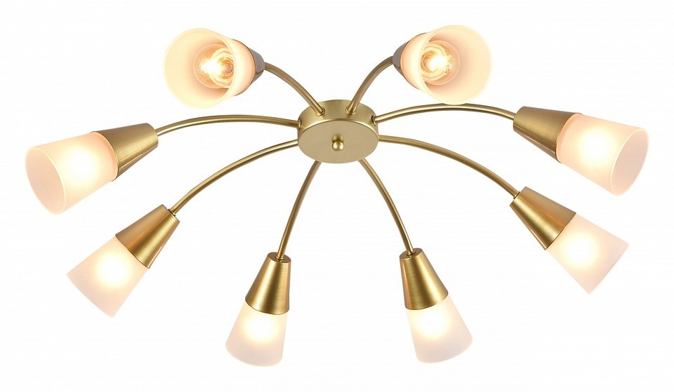 Фото Потолочная люстра Escada Aquilegia 1100/8P Chrome ESC_1100_8P_Chrome - интернет-магазин МегаТерем в Москве