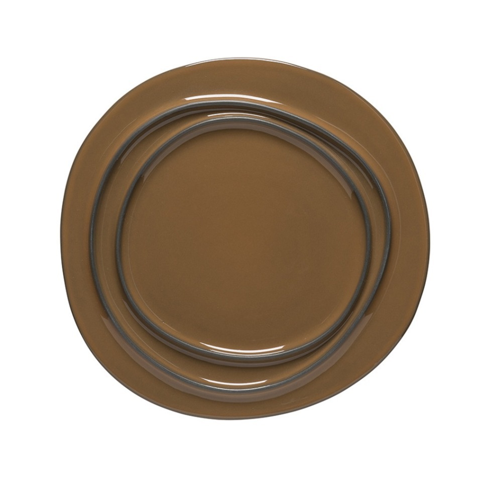 Фото Тарелка 1ABP281-CAR(1ABP281-01816I), 28 см, керамика, DARK  CARAMEL, Costa Nova - интернет-магазин МегаТерем в Москве