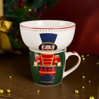 Набор посуды lefard "щелкунчик" 2 пр. (кружка 360мл, салатник 500мл) (260-1064) 