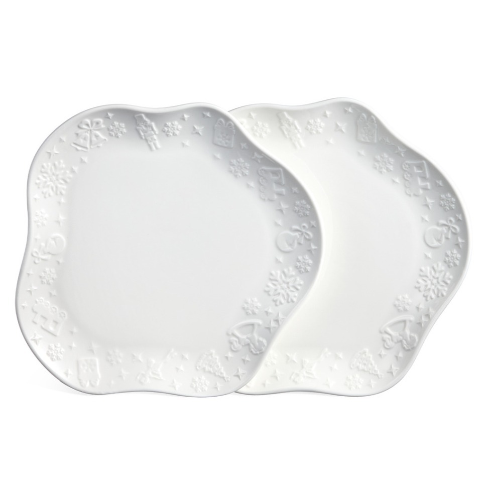 Фото Набор фигурных тарелок закусочных lefard nutcracker 2 шт. 20,5*2 см (171-350)  - интернет-магазин МегаТерем в Москве