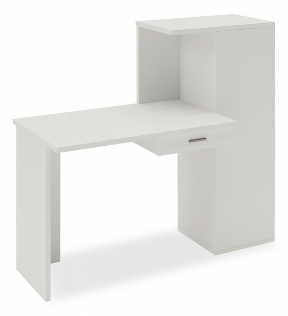 Фото Стол письменный Домино Lite СКЛ-ПРЯМ100+ШК MER_SKL-PRYAM100-SHK-BE - интернет-магазин МегаТерем в Москве